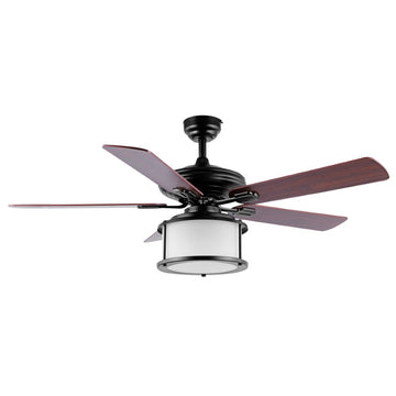 Brandy 52" Bohemain Farmhouse Iron LED CEILING FAN - JONATHAN Y